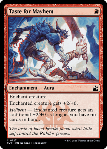 Gusto por la Carnicería [Ravnica Remastered]