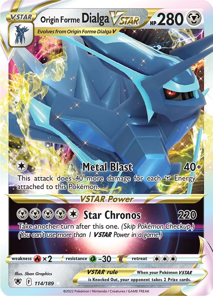 Dialga Origen VSTAR (114/189) [Espada y Escudo: Resplandor Astral]