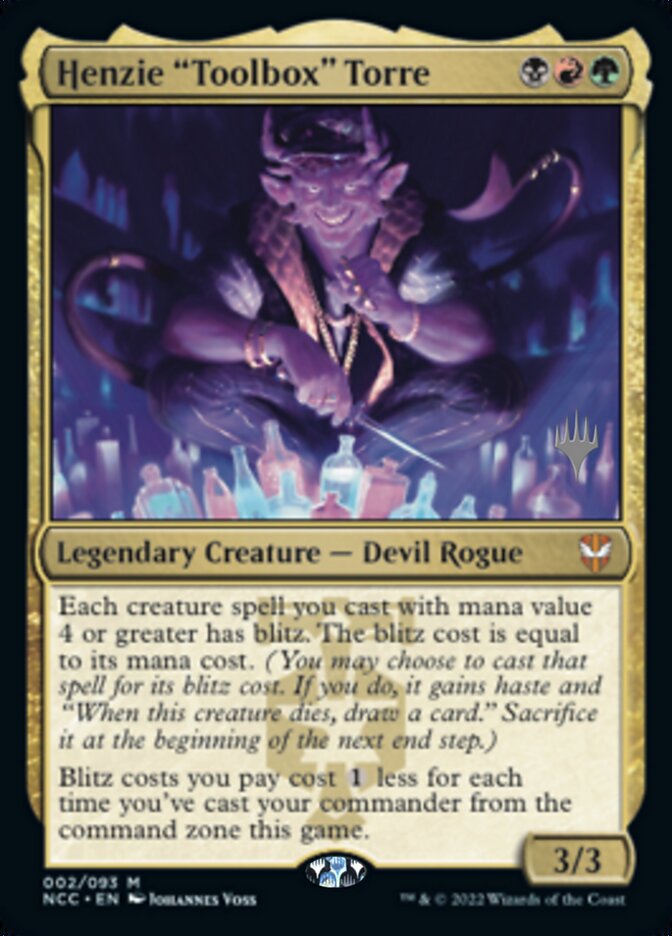 Henzie « la Boîte à outils » Torre (Promo Pack) [Promos Commander Rues de la Nouvelle Capenna]
