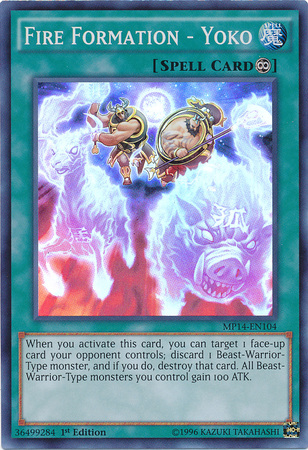 Formation de Feu - Yoko [MP14-FR104] Super Rare