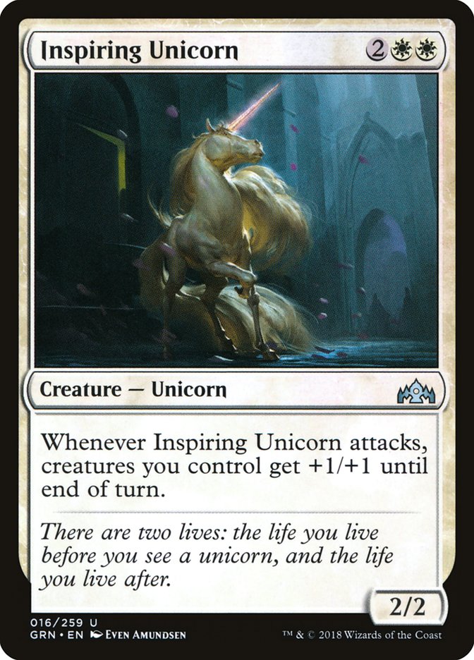 Licorne inspirante [Guildes de Ravnica]