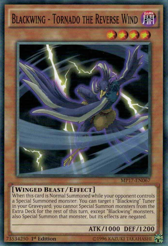 Blackwing - Tornado el Viento Inverso [MP17-EN067] Común