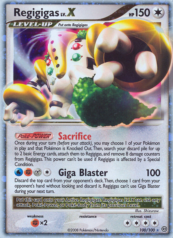 Regigigas LV.X (100/100) [Diamante & Perla: Frente Tormentoso]