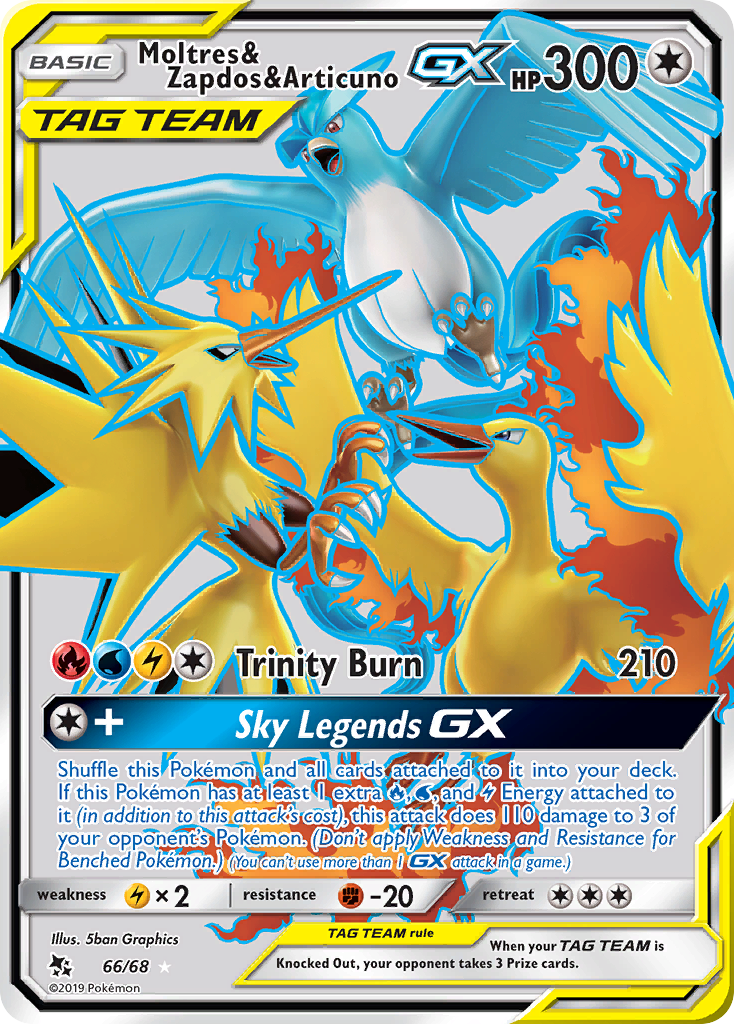 Sulfura & Électhor & Artikodin GX (66/68) [Soleil et Lune : Destinées Occultes]