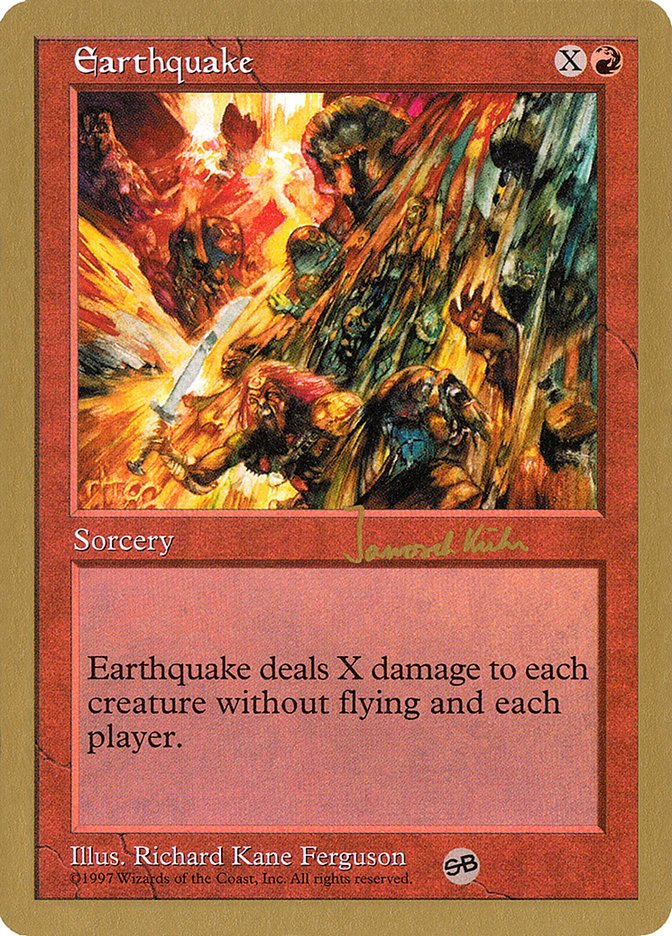 Séisme (Janosch Kuhn) (SB) [Decks des Championnats du Monde 1997]