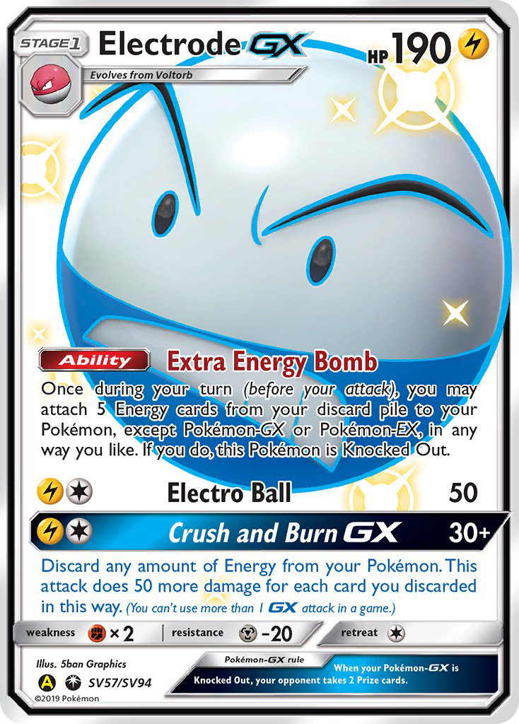 Électrode GX (SL57/SL94) [Soleil et Lune : Destinées Occultes - Coffre des Légendes]