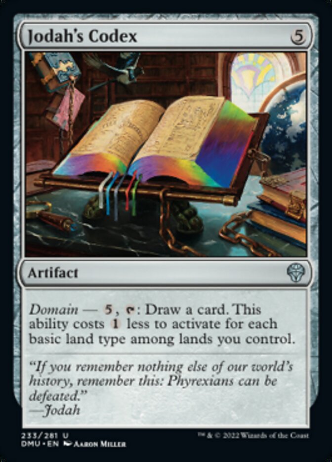 Codex de Jodah [Dominaria Uni]