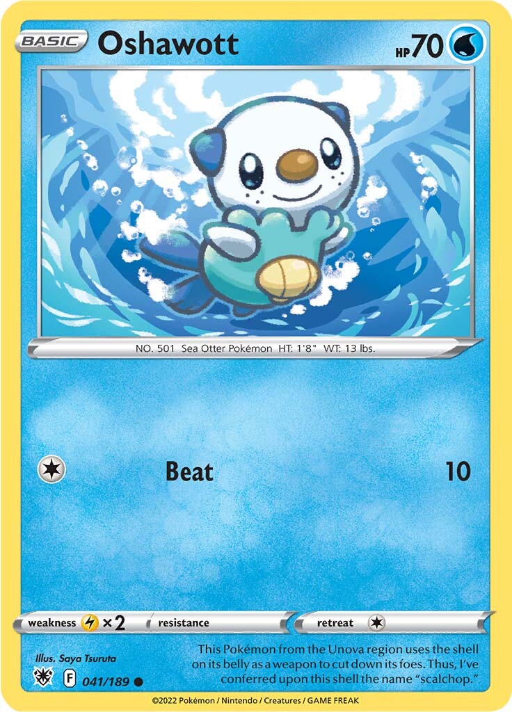 Oshawott (041/189) [Espada y Escudo: Resplandor Astral]