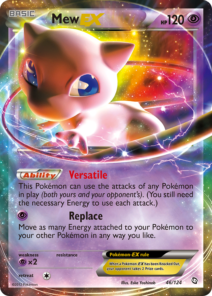 Mew EX (46/124) [Negro y Blanco: Dragones Majestuosos]