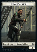 Eldrazi // Soldat humain Double-Sided Token [Streets of New Capenna Commander Tokens]
