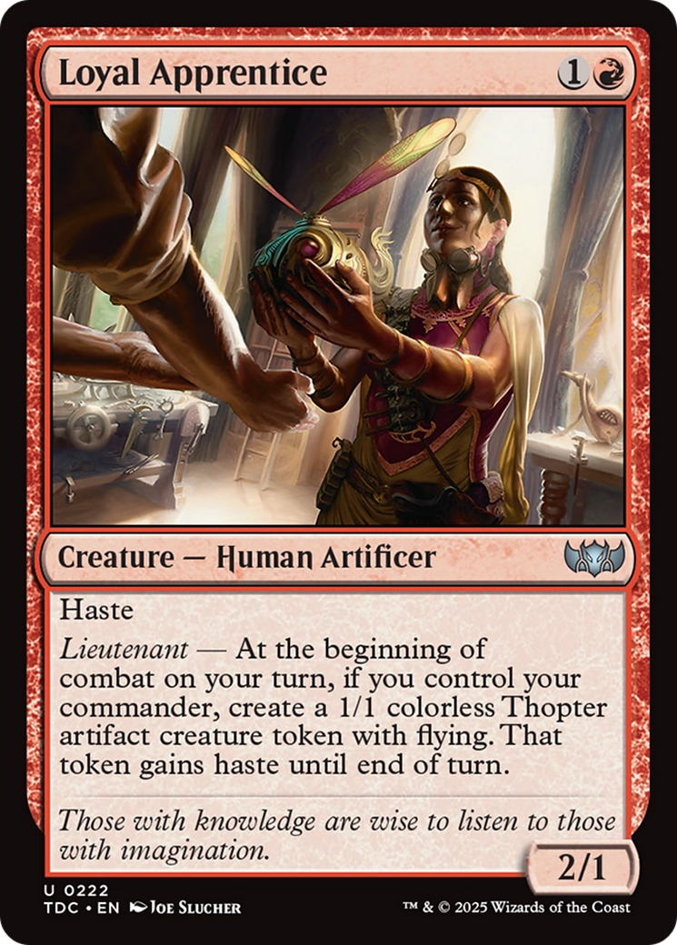 Apprenti loyal [Commander : Tempête draconique de Tarkir]
