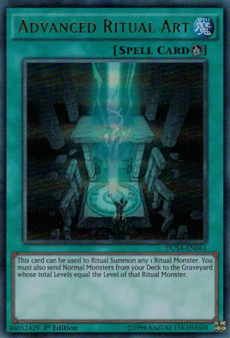 Ritual Avanzado de Magia [DUSA-EN063] Ultra Rara
