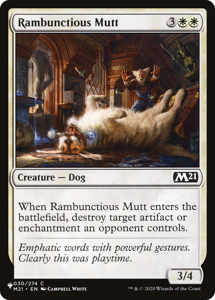 Mutt Alborotado [The List]
