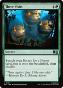 Tres visitas (Surge Foil) [Commander de Marvel Super Heroes]
