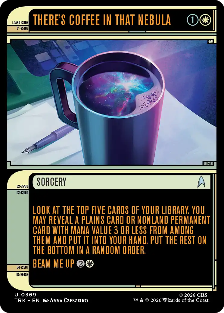 There's Coffee in that Nebula (Showcase) [Star Trek]