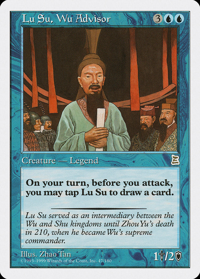 Lu Su, conseiller de Wu [Portail des Trois Royaumes]