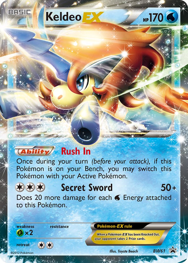 Keldeo EX (BW61) [Noir & Blanc : Cartes promo Étoile Noire]