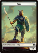 Allié (0005) // Soldat (0002) Jeton double face [Avatar: The Last Airbender Tokens]