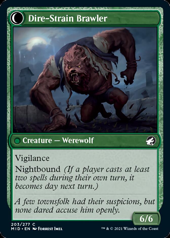 Transporteur infatigable // Bagarreur à rude épreuve [Innistrad: Chasse de minuit]