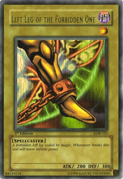 Jambe gauche de l'interdit [LOB-121] Ultra Rare
