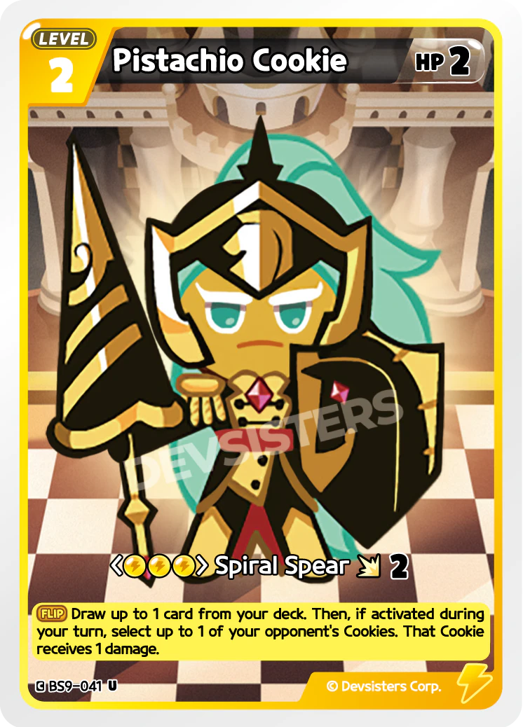 Image for Pistachio Cookie (BS9-041) (BS9) - CookieRun: Braverse TCG