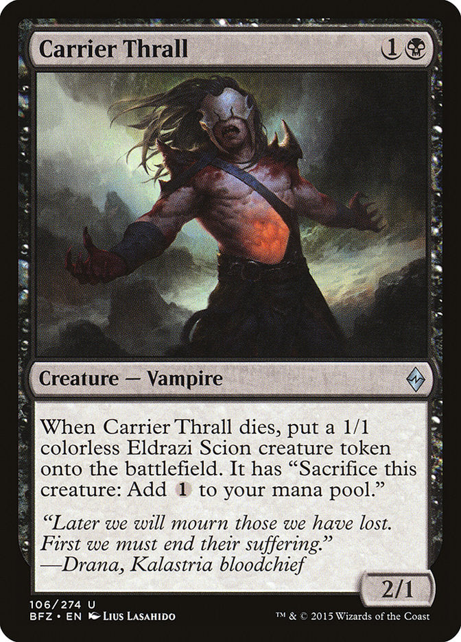 Esclavo transportador [Batalla por Zendikar]