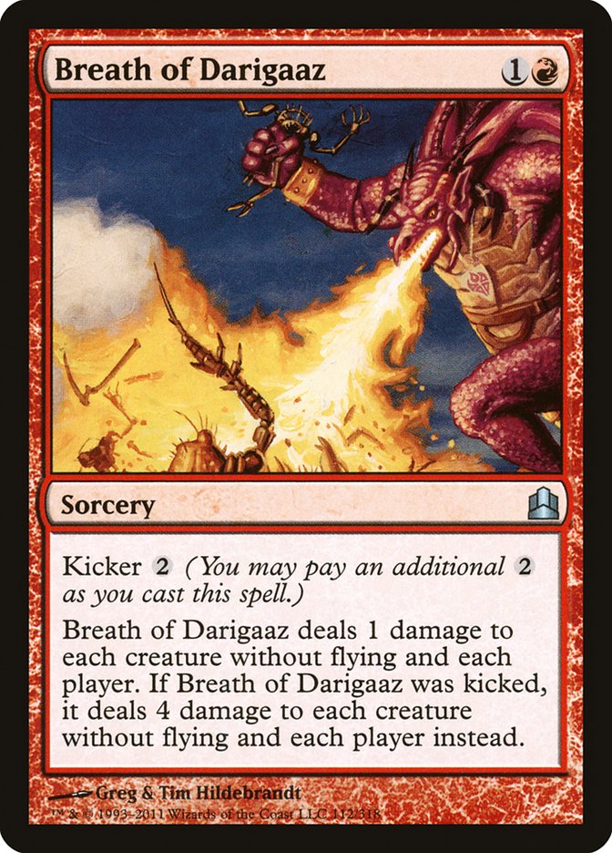 Souffle de Darigaaz [Commander 2011]