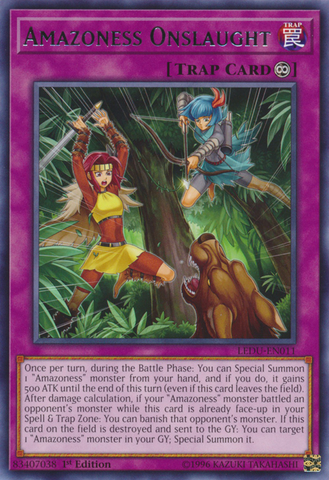 Amazoness Onslaught [LEDU-EN011] Rara