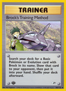 Método de entrenamiento de Brock (106/132) [Héroes de Gimnasio 1.ª Edición]
