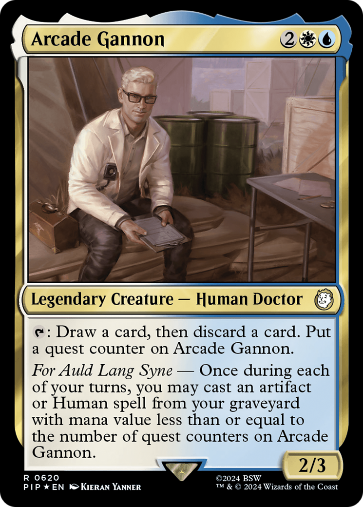Arcade Gannon (Feuille texturée) [Fallout]