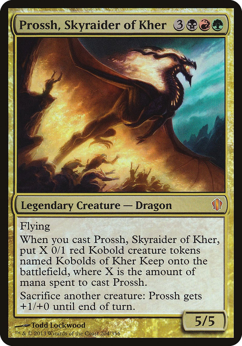 Prossh, Jinete del Cielo de Kher (Oversized) [Commander 2013 Oversized]