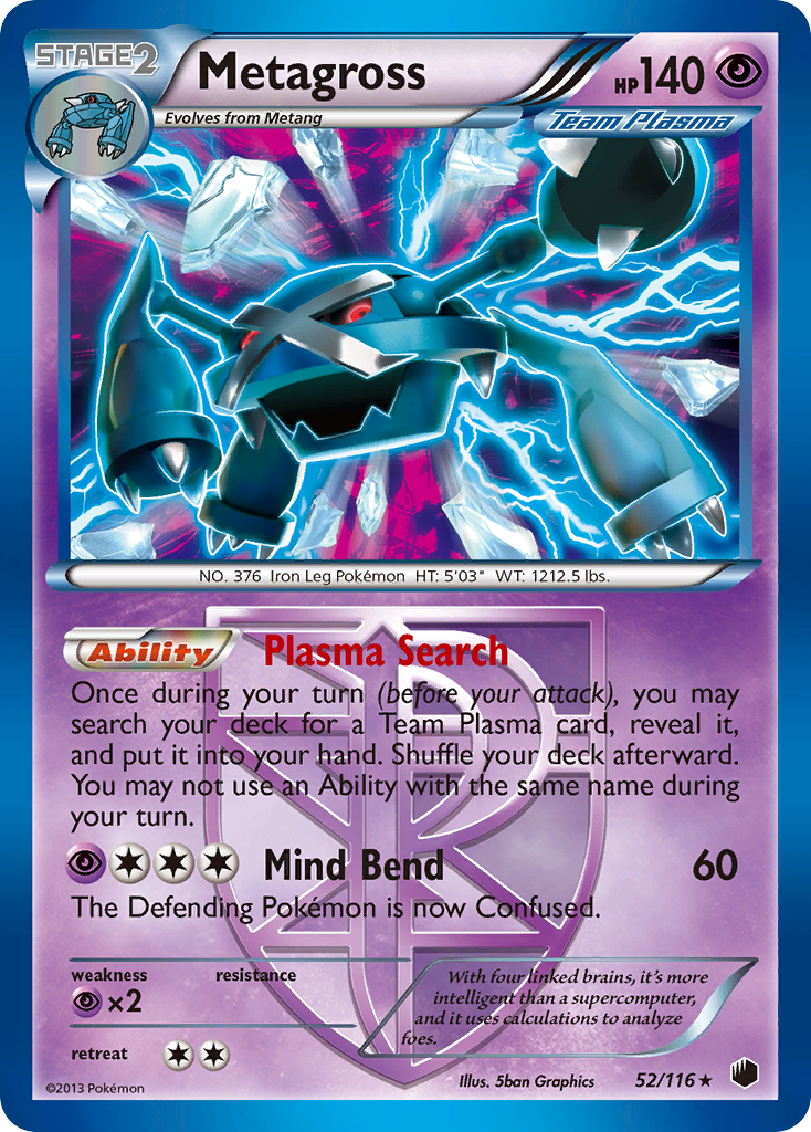 Metagross (52/116) [Negro y Blanco: Tormenta Plasma]