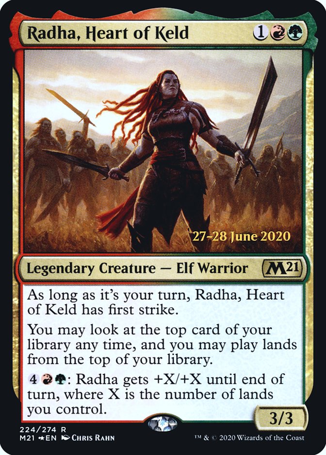 Radha, cœur de Keld [Prerelease Promos de l'édition de base 2021]