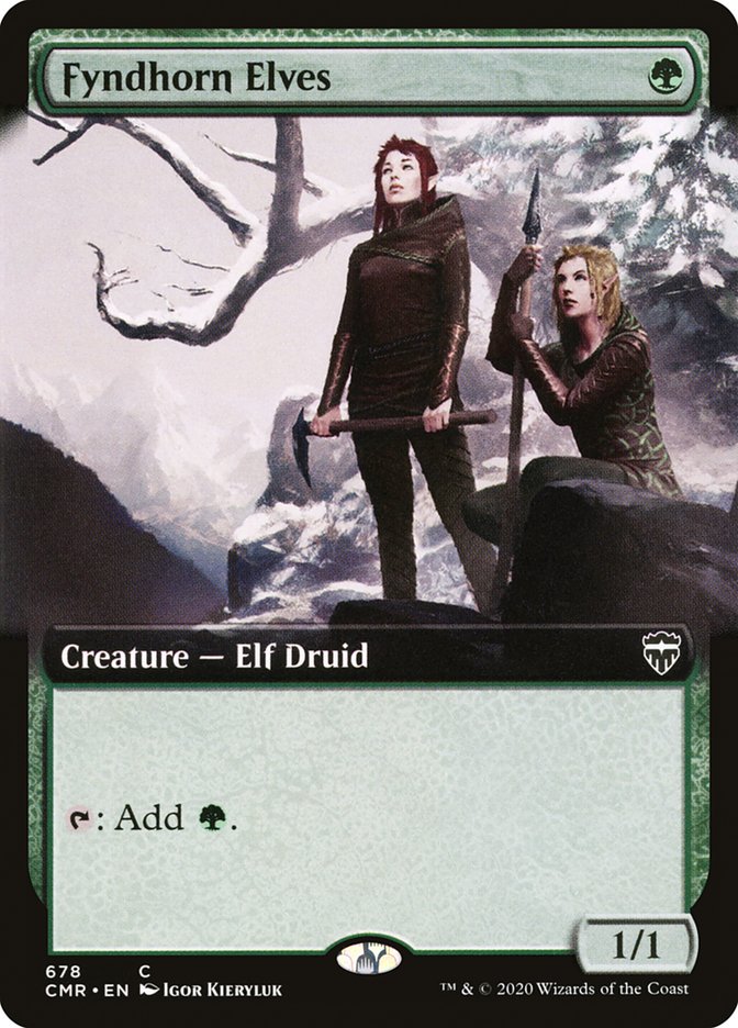 Elfos de Fyndhorn (Arte extendido) [Commander Legends]
