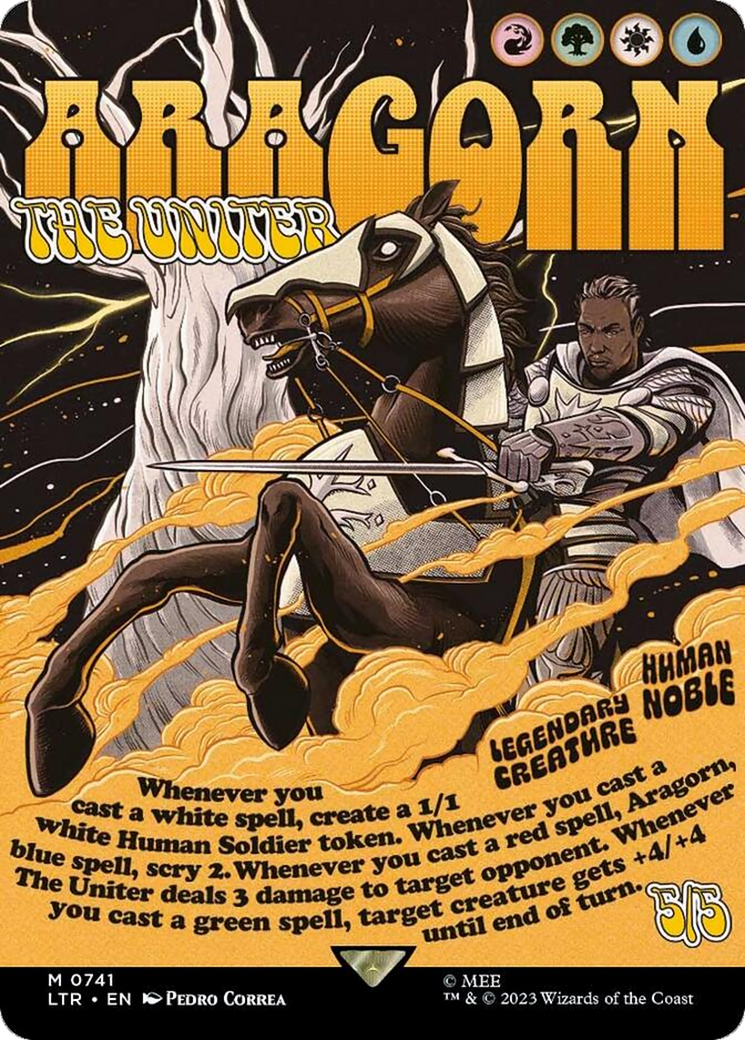 Aragorn, le rassembleur (Poster sans bordure) [Le Seigneur des Anneaux : Histoires de la Terre du Milieu]