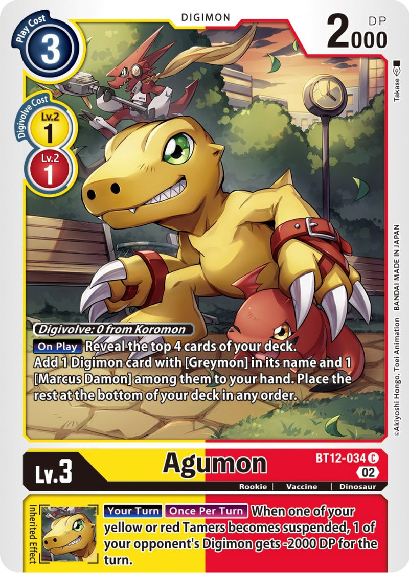 Agumon [BT12-034] [A través del Tiempo]