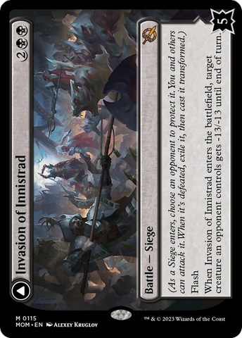 Invasión de Innistrad // Diluvio de muertos [Marcha de la máquina]