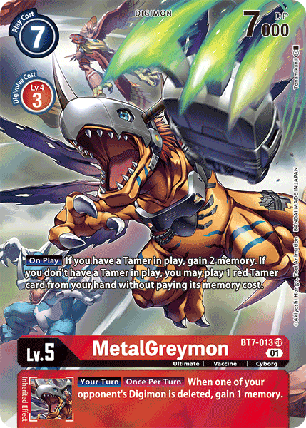 MetalGreymon [BT7-013] (Arte alternativo) [Next Adventure]