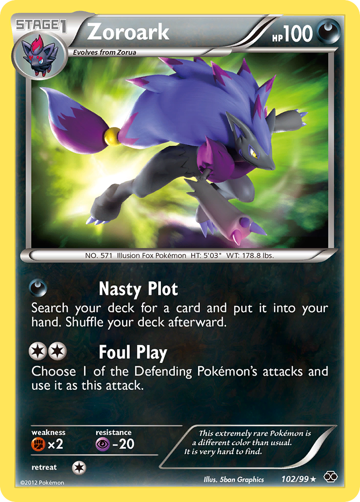 Zoroark (102/99) [Noir & Blanc : Destinées Futures]