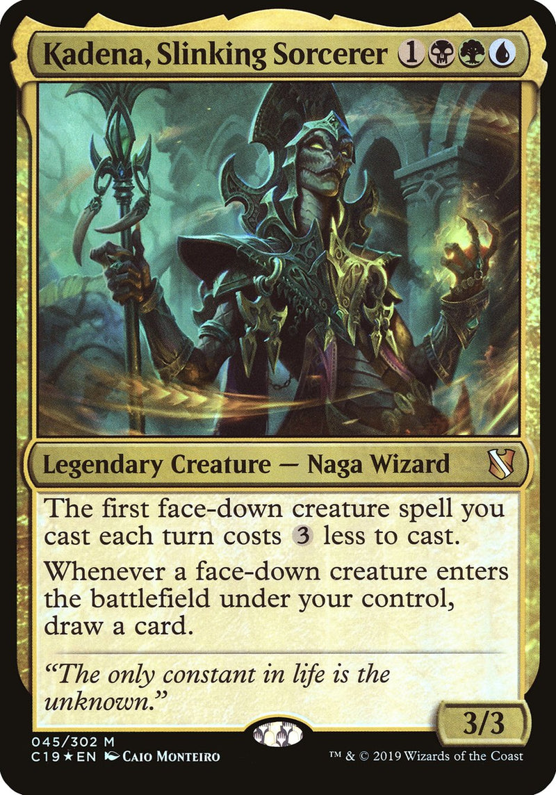 Kadena, sorcière rampante (surdimensionnée) [Commander 2019 Oversized]