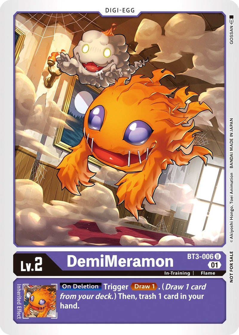 DemiMeramon [BT3-006] (Paquete de Ganadores Nueva Conciencia) [Promociones del Booster Especial de Lanzamiento]