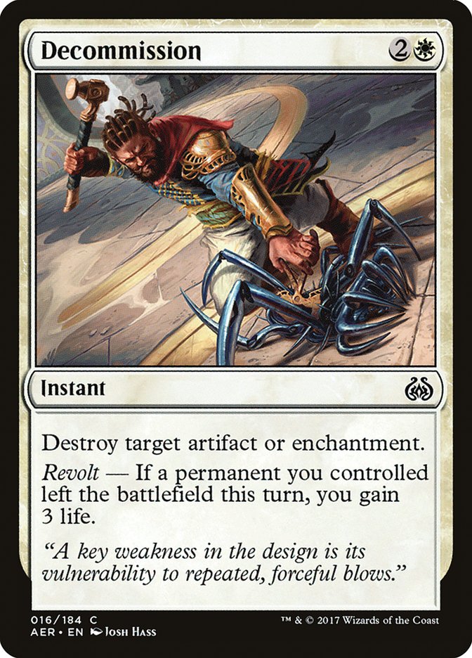 Désamorçage [Aether Revolt]