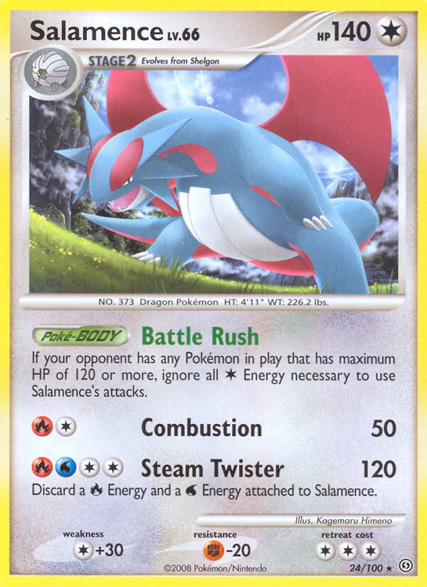 Salamence (24/100) [Diamante & Perla: Frente Tormenta]
