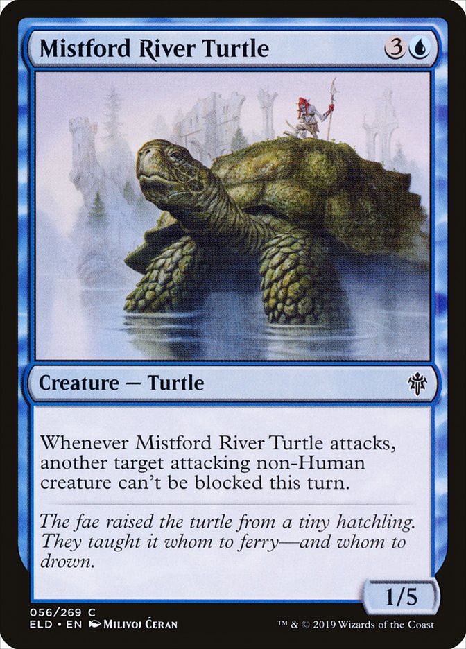 Tortue de rivière de Mistford [Le trône d'Eldraine]