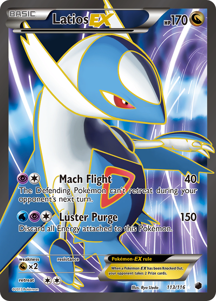 Latios EX (113/116) [Negro y Blanco: Tormenta Plasma]
