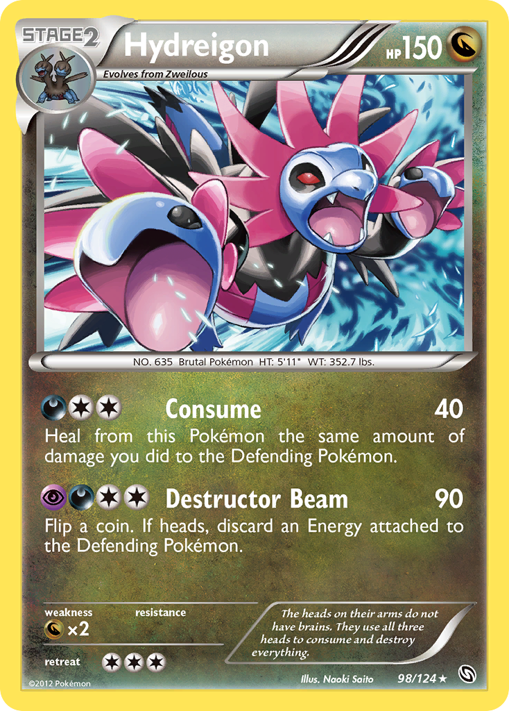 Hydreigon (98/124) [Noir & Blanc : Dragons Exaltés]
