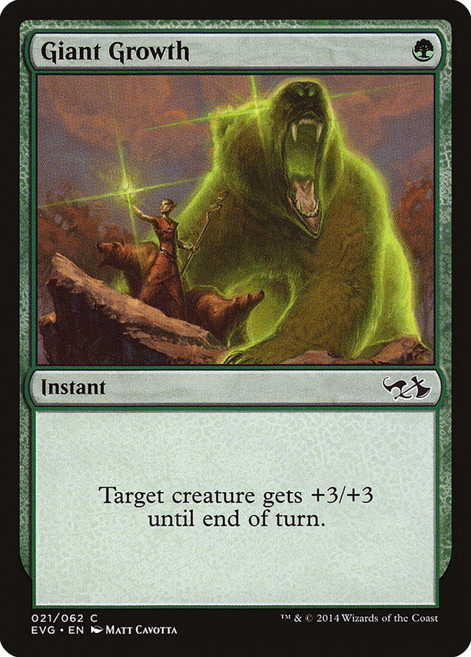 Croissance gigantesque (Elfes contre Gobelins) [Anthologie Duel Decks]
