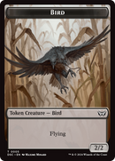 Élémental // Oiseau Jeton recto-verso [Duskmourn: House of Horror jetons Commander]