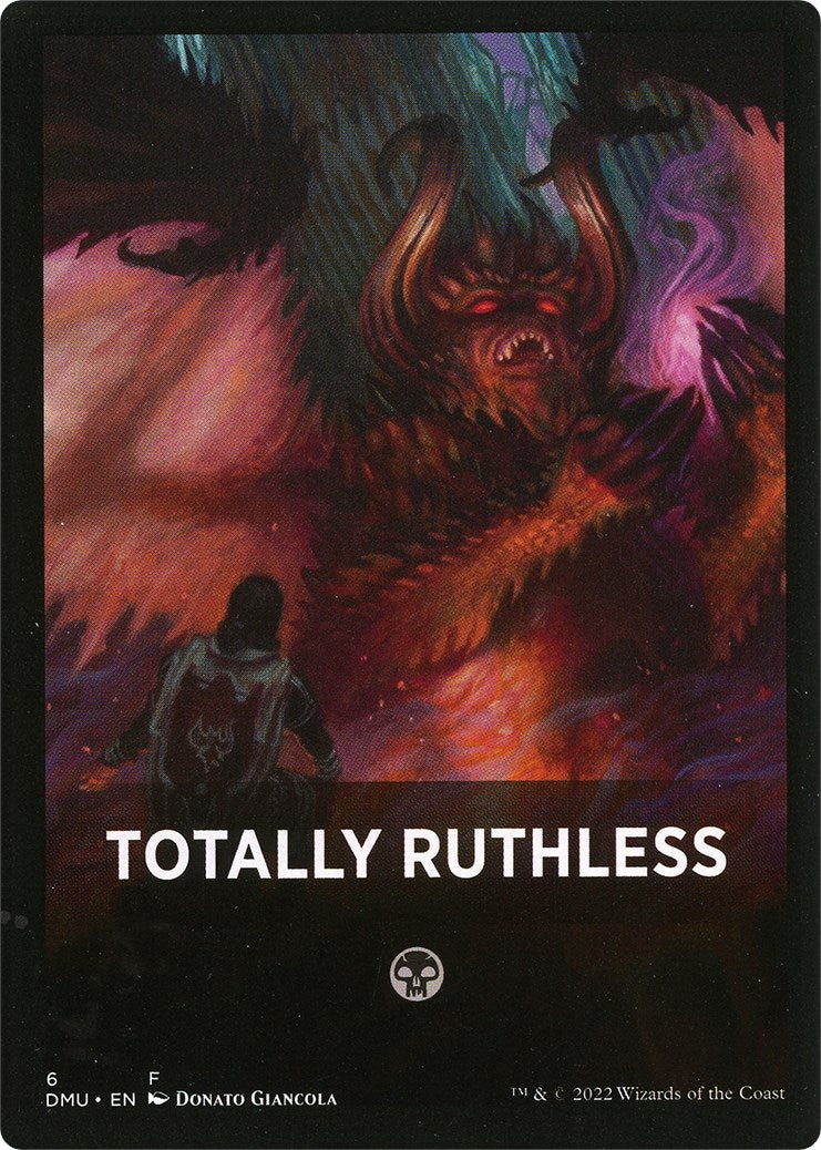 Carte Thème Totalement impitoyable [Jetons Dominaria Uni]