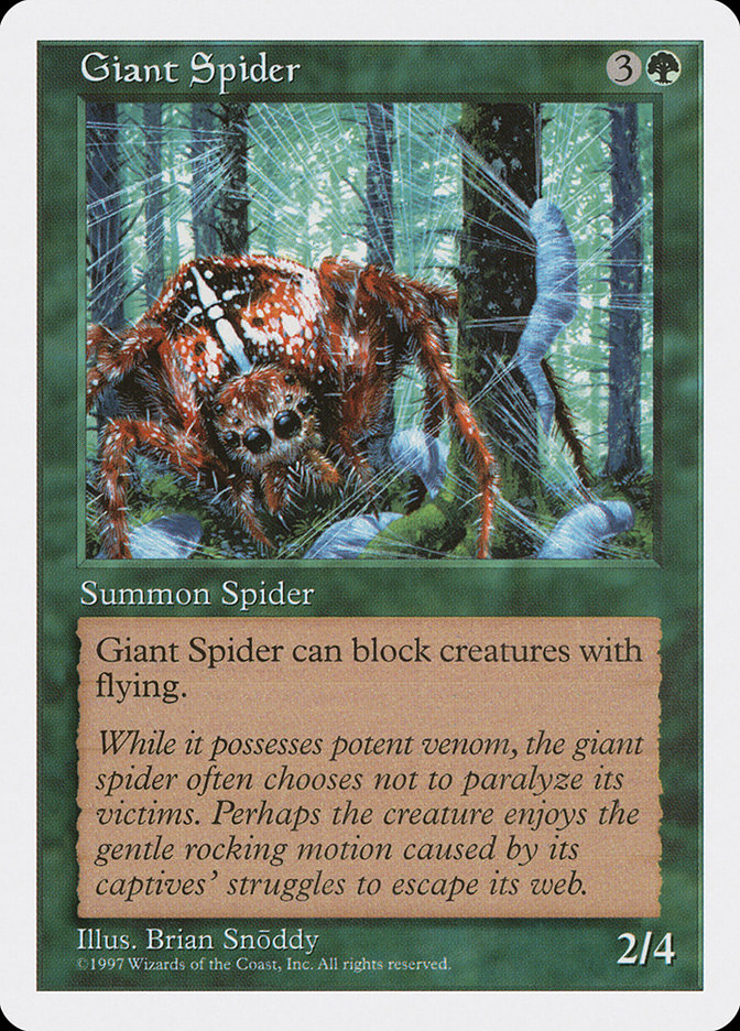 Araignée géante [Cinquième édition]